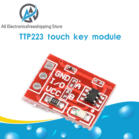 5 pièces TTP223 Module de commutateur à clé tactile bouton tactile autobloquant/sans verrouillage commutateurs capacitifs Reconstruction monocanal ► Photo 1/6