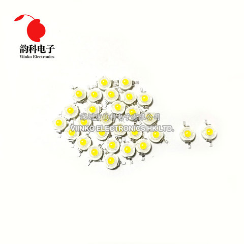 10 pièces 1W 3W 5W Haute Puissance DC 3.2-3.6V LED Perles Lumière Diode LED LED PUCE SMD Blanc CHAUD Pour Le Projecteur Downlight Bricolage LAMPE Ampoule ► Photo 1/1