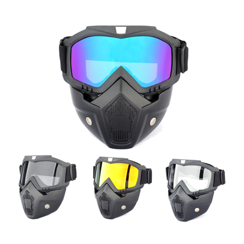 Tactique plein visage lunettes enfants eau douce balle Paintball Airsoft CS jouets pistolets jeux de tir Protection pour Nerf masque coupe-vent ► Photo 1/6