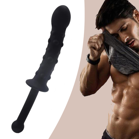 Gode en Silicone pour femmes et hommes, perles de traction d'anale enfichables, masseur de Prostate godemichet Anal, stimulateur de points G, jouets sexuels pour femmes et hommes ► Photo 1/6