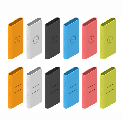 Nouveau pour Xiaomi chargeur sans fil batterie d'alimentation 10000mAh en caoutchouc souple Silicone protéger étui couverture peau manchon protecteur coque cas ► Photo 1/6