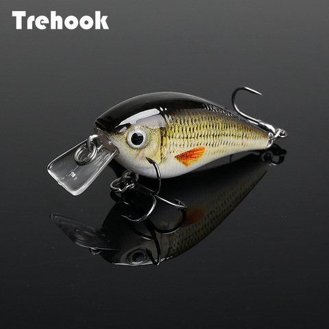 TREHOOK – Mini leurre méné flottant, appât artificiel idéal pour la pêche à la truite, crankbait, 4.5cm, 6g ► Photo 1/6