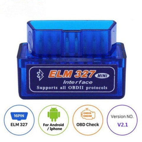 Nouveau OBD V2.1 mini ELM327 OBD2 Bluetooth Scanner automatique OBDII 2 voiture ELM 327 testeur outil de Diagnostic pour Android Windows Symbian ► Photo 1/6