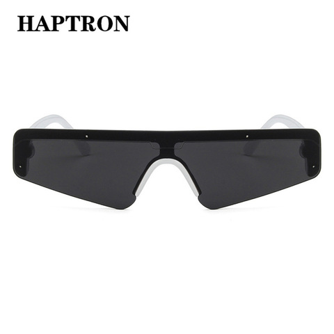 HAPTRON-lunettes de soleil carrées à demi-monture, rectangulaires pour femmes et hommes, marque de luxe, rétro, hip hop, hippie, pour la conduite, oculos ► Photo 1/6