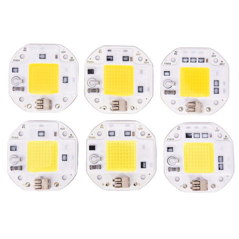 Quick Connect 50W 70W 1000W COB puce LED pour projecteur projecteur 220V 110V intégré lumière LED perles aluminium F5454 blanc chaud ► Photo 1/6