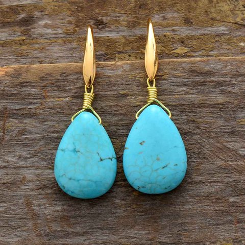 Boucles d'oreilles exclusives pour femmes, goutte d'eau, exquises, classiques élégants, bijoux cadeaux, livraison directe ► Photo 1/3