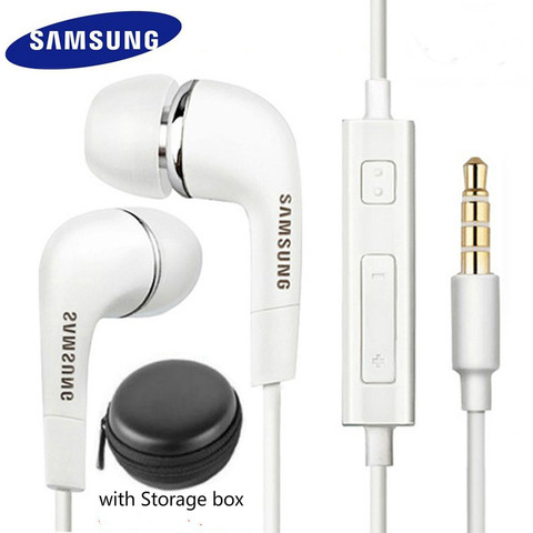 SAMSUNG Original écouteur EHS64 filaire 3.5mm dans l'oreille avec Microphone pour Samsung Galaxy S8 S8Edge huawei smartphone ► Photo 1/6
