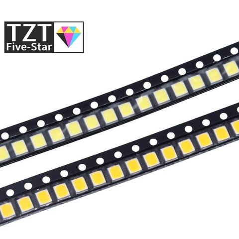 Perles LED SMD 200 W, 0.2 pièces, 2835 lampe à LED, 20-25lm, blanc/blanc chaud, puce LED DC3.0-3.6V, pour toutes sortes de lumière LED ► Photo 1/5