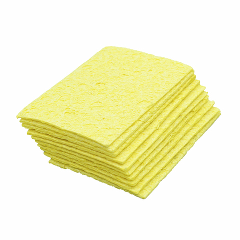 Éponge de nettoyage jaune pour fer à souder électrique durable, 5/10 pièces ► Photo 1/3