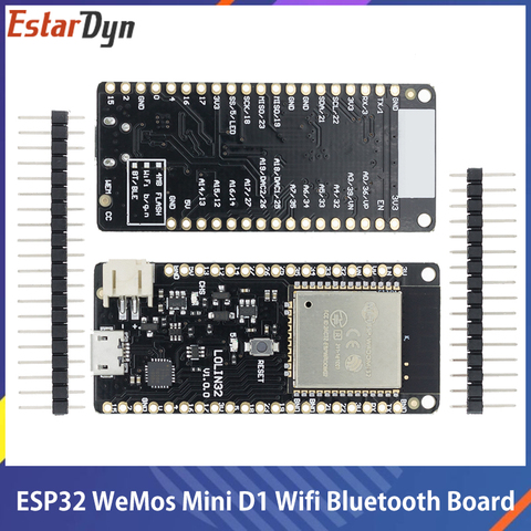 ESP32 pour WeMos Mini D1 Wifi Bluetooth Module de carte sans fil basé sur ESP-WROOM-32 double cœur Mode CPU ESP-32 ESP-32S ► Photo 1/6