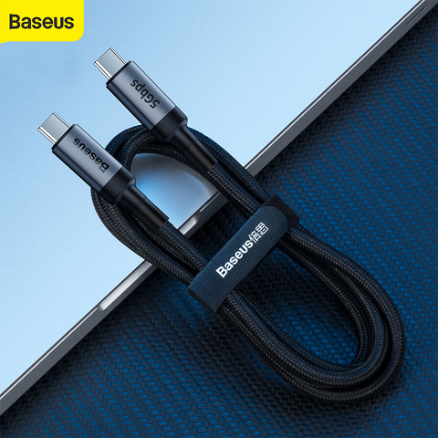 Baseus – câble USB type-c vers type-c 100W pour recharge rapide, cordon de chargeur pour Samsung, Xiaomi, Huawei ► Photo 1/6