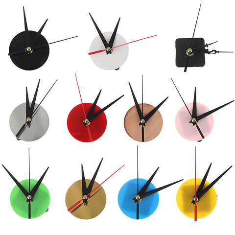 Montre à Quartz silencieuse, 1 pièce, bricolage, horloge murale ronde, mécanisme de mouvement, pièces de rechange, besoin d'outils, décoration de la maison ► Photo 1/6