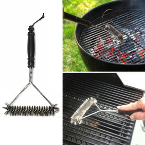 Nettoyeur de Barbecue avec brosse et grattoir, outils parfaits pour tous les Types de gril, y compris Weber, accessoires idéaux ► Photo 1/6