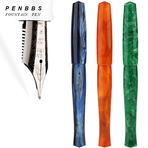 Penbbs 323 calligraphie stylo chine acrylique couleur adulte cadeau boîte débit pression négative vide F plume Transparent Moonman ► Photo 1/6