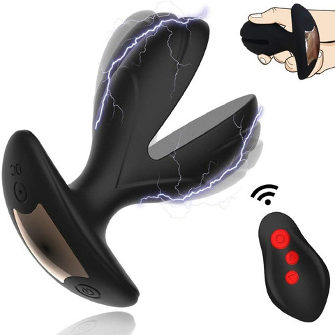 Vibrant Plug Anal avec Électrique Choc Vibrateur Masseur De Prostate pour Hommes Femmes G-P Point Vibrateurs Jouets Sexuels Pour Couple ► Photo 1/6