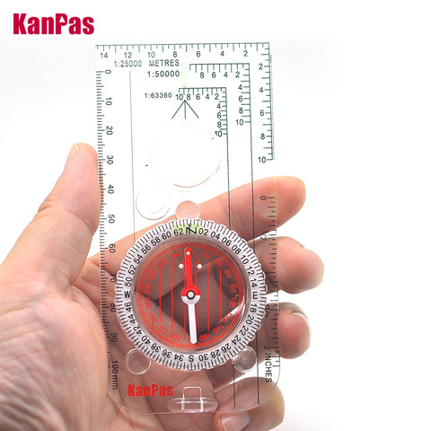 KANPAS – boussole militaire d'extérieur, pour la navigation, la randonnée, le dessin de cartes, l'orientation, MA-40-3s ► Photo 1/3