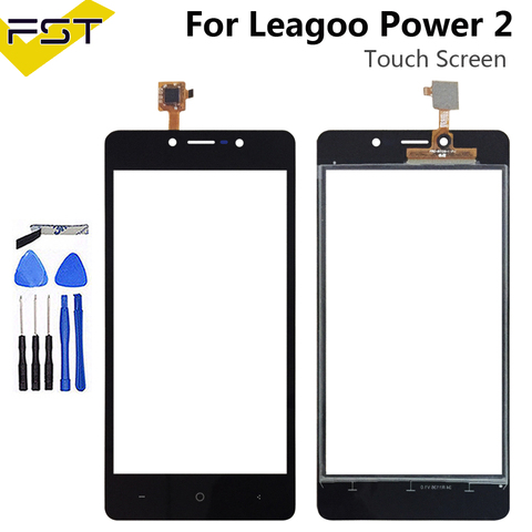 Panneau en verre tactile, 5.0 pouces, pour Leagoo Power 2, capteur, lentille extérieure avant sans LCD + outils ► Photo 1/6