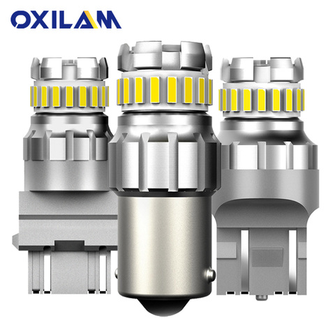 Signal automatique de frein de voiture, ampoule 1156 BA15S P21W LED T15 W16W P27W 7440 W21W W21/5 W LED, ampoule 1157 bay15d P21/5 W LED ► Photo 1/6