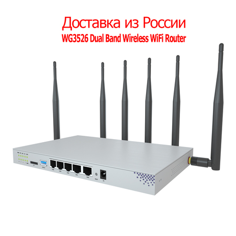 ZBT 4G LTE routeur WG3526 double Dand Gigabit Openwrt routeur WiFi sans fil avec emplacement pour carte SIM réseau 3G 4G WiFi routeur expanseur ► Photo 1/6