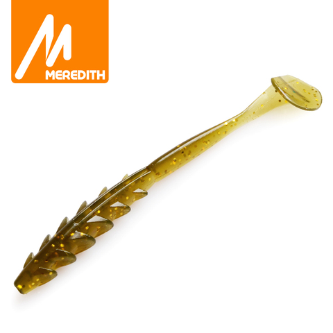 MEREDITH 20 pièces fou méné II 65mm 1.54g leurre souple leurre de pêche alose Silicone appâts t-tail Wobblers nageurs appâts artificiels leurre ► Photo 1/6