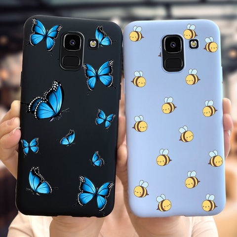 Housse de dessin animé pour Samsung Galaxy J6 J4 Plus J8 J2 Core 2022 coque en TPU souple sur Samsung J6 + J4 + J6Plus J2Pro J250F coque de téléphone ► Photo 1/6