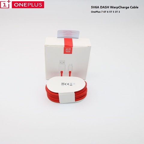 Original Oneplus 7 Dash chargeur câble Usb type-c câble rapide rouge 1 M/1.5 M/2 M Charge puissance câble de données pour Oneplus 7 6T 6 5t 5 3t 3 ► Photo 1/6