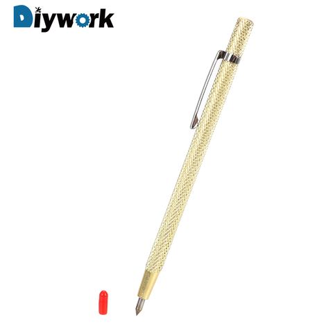 DIYWORK – stylo de gravure en carbure de tungstène, outil à main, pointe en alliage, pour verre, céramique, sculpture sur métal, stylo de traçage ► Photo 1/6