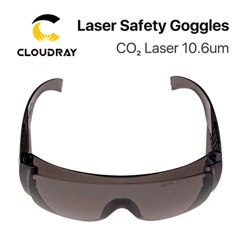 Lunettes de sécurité Laser Cloudray 10600nm Style B Protection de bouclier OD4 + CE pour Machine de gravure Laser CO2 ► Photo 1/6