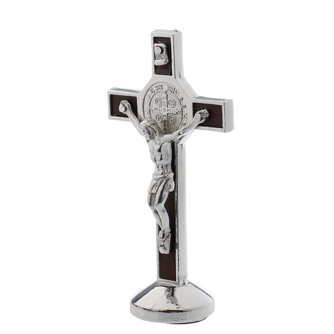 Statue de jésus-Christ en métal 9cm | Avec Base collante, décorations de tableau de bord de voiture ► Photo 1/6