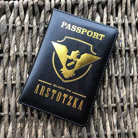 Papiers couverture de passeport russe, couvre-porte-passeport de voyage pour passeport ► Photo 1/6