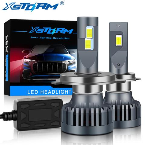 Phare de voiture Led 120W 20000LM H1 H3 H4 H7 Canbus H8 H11 9005 HB3 9006 HB4, feux de route, ampoule automobile Turbo, 2 pièces ► Photo 1/6