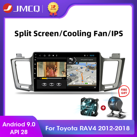 JMCQ Android 9.0 2G + 32G autoradio Multimidia lecteur vidéo Navigation GPS stéréo pour Toyota RAV4 RAV 4 2012-2022 2din unité de tête ► Photo 1/6