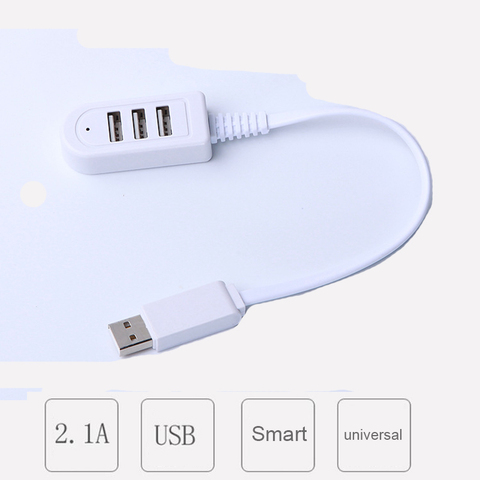 1.2M USB câble d'extension chargeur ligne Hub plus que séparateur nouveau Style 3 USB HUB câble de Charge rapide Charge USB Extension ► Photo 1/5