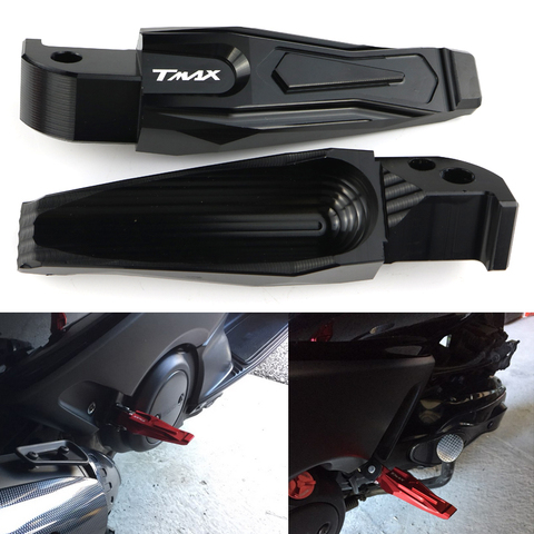 Ajustement pour YAMAHA TMAX 530 2012-2022 TMAX 500 2001-2011 Tmax Tech Max TMAX 560 passager arrière repose-pieds repose-pieds pédale ► Photo 1/6