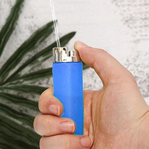 Faux briquet pour blague et blague, jouet de fête amusant, Gag, cadeau d'eau, couleur aléatoire, pour bébé, 1 pièces ► Photo 1/6