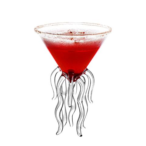 Verre à Cocktail poisson à Jellyfish | Verre Transparent, verre à jus de pieu ► Photo 1/6