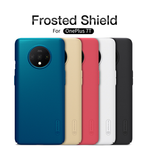 NILLKIN – coque de protection Matte en PC pour oneplus 7T pro, avec support cadeau ► Photo 1/6