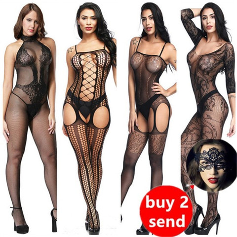 Grande taille femmes nouvelle Lingerie Sexy sous-vêtements érotiques chauds nuisette Lenceria Femenina Lingerie transparente Sexy Costumes ► Photo 1/6