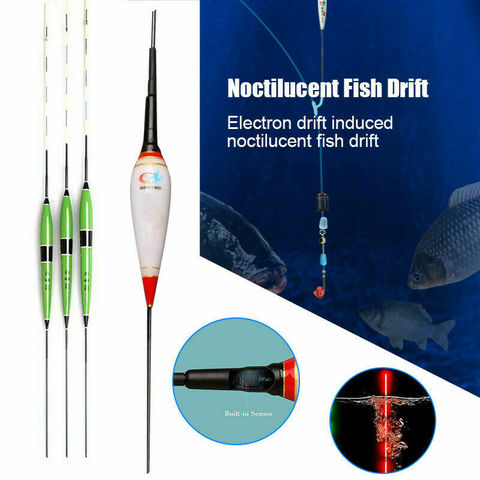 Flotteur de pêche intelligent, électronique, lumineux, Led, sans batterie ► Photo 1/6