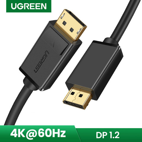 Ugreen câble DisplayPort 4K 60Hz câble de Port d'affichage 1.2 pour projecteur HDTV PC 144Hz DisplayPort vers DisplayPort câble 1.2 ► Photo 1/6