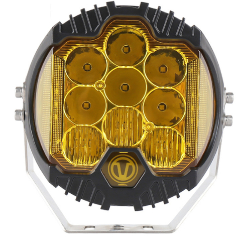 Fuleem – lampe LED de 7 pouces, 90W, projecteur latéral, lumière de conduite hors route, 8000lm, DRL ambre pour Jeep, camion, ATV, SUV ► Photo 1/6
