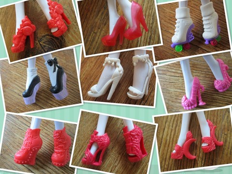 Baskets à talons hauts et plats, chaussures en cristal pour poupée Monster High Doll, wave2 ► Photo 1/6
