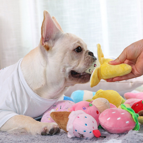 Jouets à mâcher amusants pour animaux de compagnie, Jouet interactif pour petits chiens, à mâcher, chiot couineur ► Photo 1/6