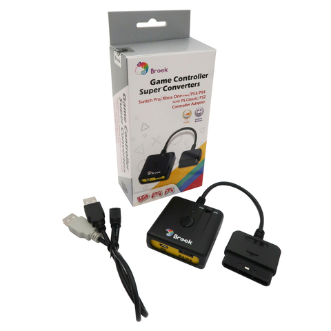 Brook Super Convertisseur Adaptateur pour PS3 pour PS4 Contrôleur Gamepad Fightstick Racing Wheel à pour PS2 pour PC pour PS classique ► Photo 1/6