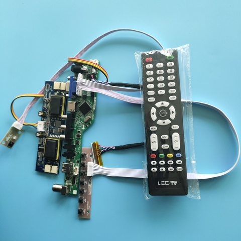 Kit de Signal numérique pour M201EW02 V8 VGA AV 1680X1050 20.1 pouces, 30 broches TV USB, nouveau LCD HDMI, Module 4 lampes, carte de pilote ► Photo 1/6