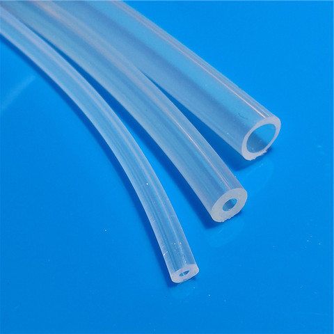 1 mètre 27 tailles 0.5mm à 12mm de qualité alimentaire Tube de Silicone Transparent tuyau en caoutchouc tuyau de gaz d'eau livraison directe vendre à perte ► Photo 1/2