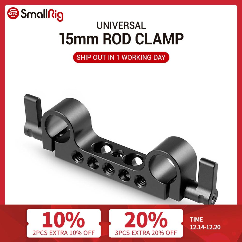 SmallRig – bloc de rail Super léger de 15mm, avec filetage Standard de 1/4 à 20 pouces, pour Cage d'appareil photo Dslr de 15mm, plate-forme de caméra-942 ► Photo 1/6