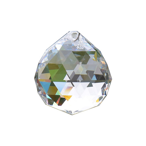 Boule de cristal multi-angles 30x35, accessoires de lampe suspendue, rideau de porte suspendu, perles ► Photo 1/6