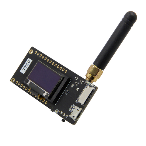 Module de carte SD, Bluetooth et WIFI pour Arduino, LoRa 433 OLED 868 pouces, 915/ESP-32/0.96 MHZ, ESP32-Paxcounter LoRa32 V2.1, Version 1.6 ► Photo 1/3