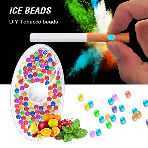 100 pièces saveur de fruits Cigarette Popping Capsule boule menthe perles Pops perles filtre pour porte-fumer accessoires glace tabac cadeau ► Photo 1/6